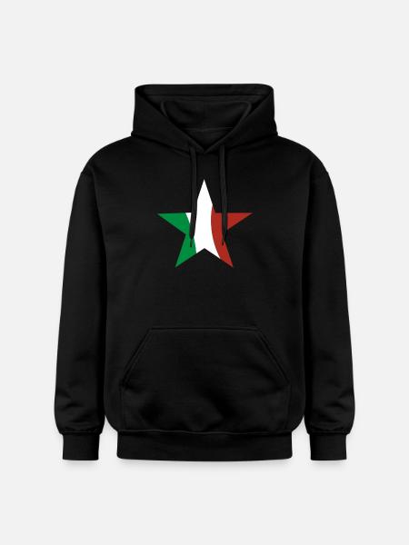 star italy - Gildan Unisex Softstyle® Midweight Hoodie - black
