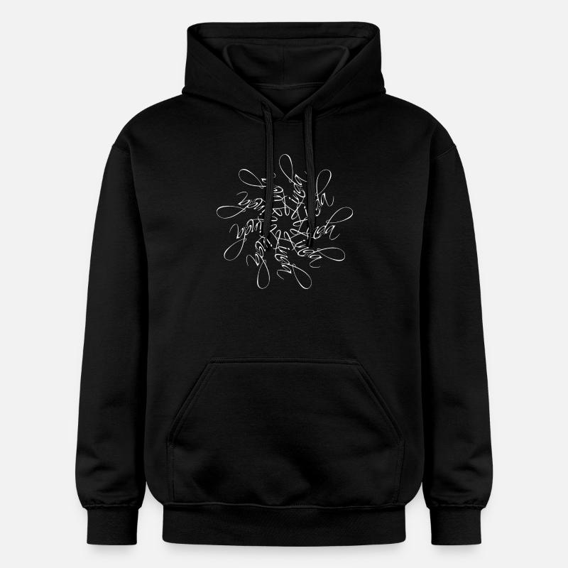 Linda Nom Mandala - Sweat à capuche Softstyle® Gildan Unisexe - noir