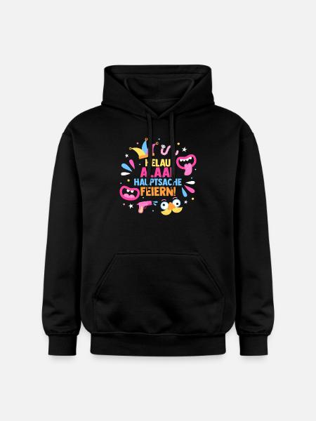 Costume de carnaval Carnaval - Sweat à capuche Softstyle® Gildan Unisexe - noir