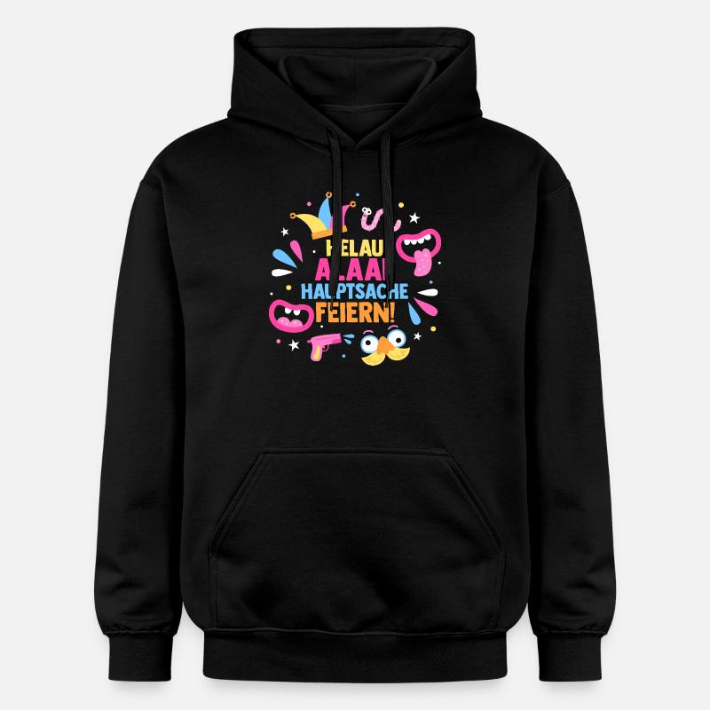 Costume de carnaval Carnaval - Sweat à capuche Softstyle® Gildan Unisexe - noir