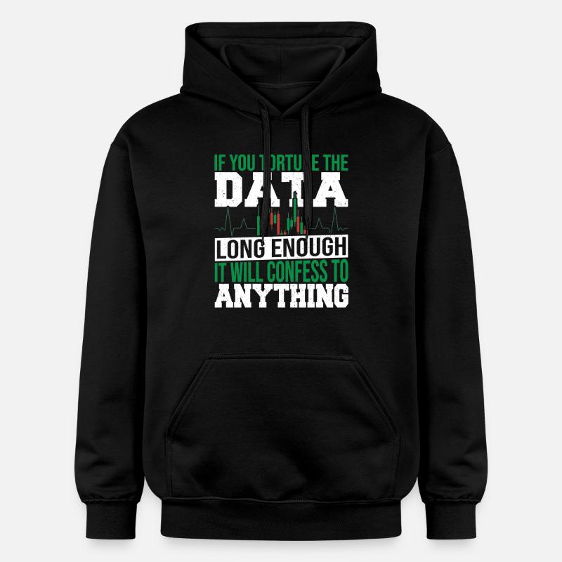 Datenanalyse Datenintegration Datenwissenschaft - Gildan Unisex Softstyle® Midweight Hoodie - Schwarz