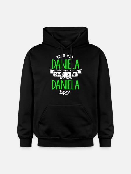 DANIELA die Echte - Gildan Unisex Softstyle® Midweight Hoodie - Schwarz
