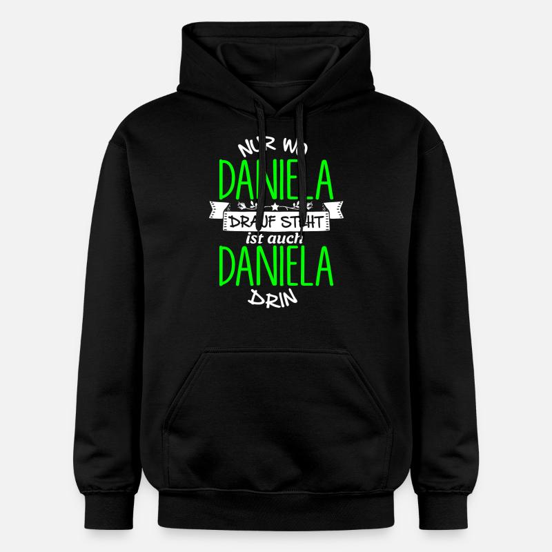 DANIELA die Echte - Gildan Unisex Softstyle® Midweight Hoodie - Schwarz