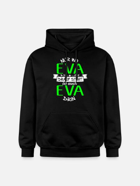 EVA die Echte - Gildan Unisex Softstyle® Midweight Hoodie - Schwarz