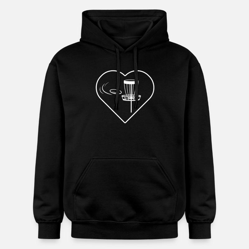disc, golf disc, golf - Sweat à capuche Softstyle® Gildan Unisexe - noir