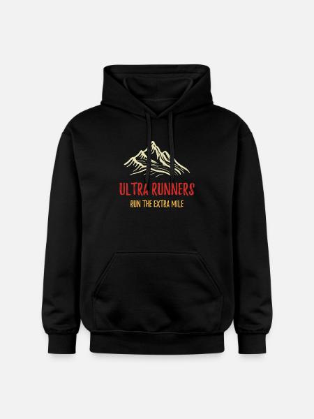 Ultraläufer laufen die Extrameile - Gildan Unisex Softstyle® Midweight Hoodie - Schwarz