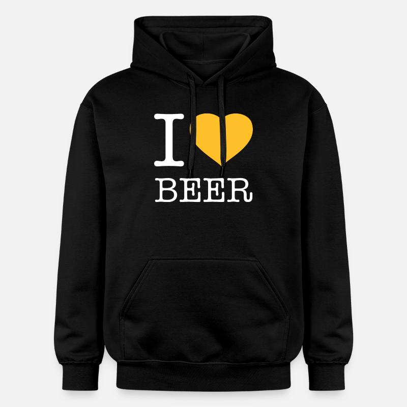 J’AIME LA BIÈRE Bier - Sweat à capuche Softstyle® Gildan Unisexe - noir