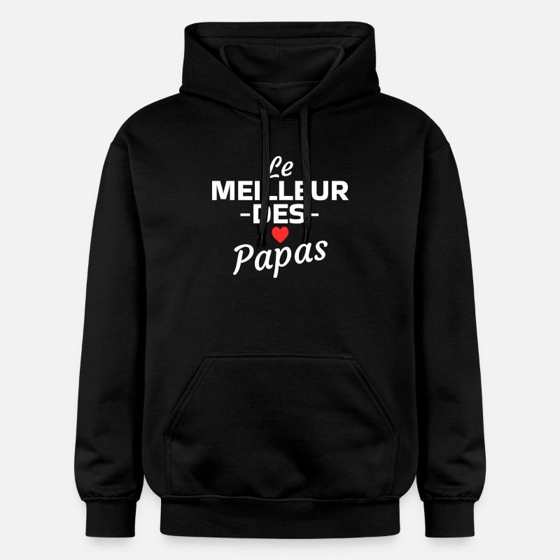 Das Beste unter den Vätern - Gildan Unisex Softstyle® Midweight Hoodie - Schwarz