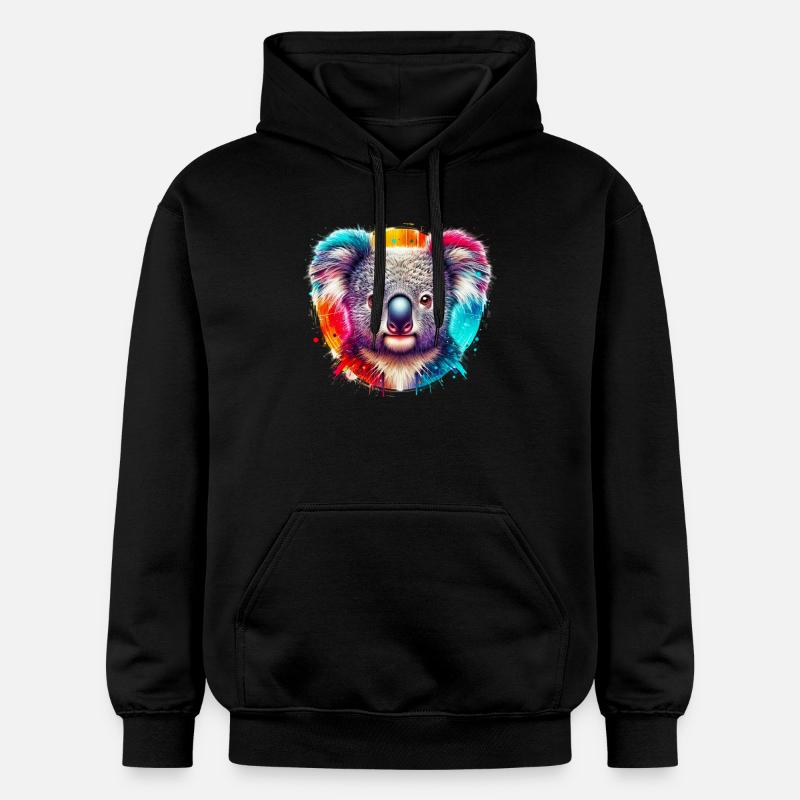 Koala - Sweat à capuche Softstyle® Gildan Unisexe - noir