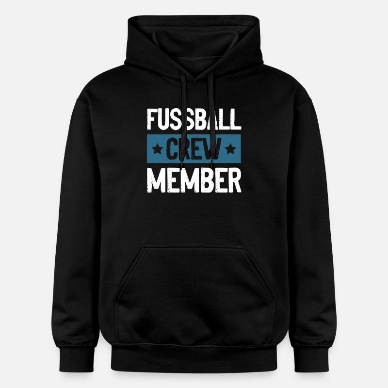 Équipe de football - Sweat à capuche Softstyle® Gildan Unisexe - noir