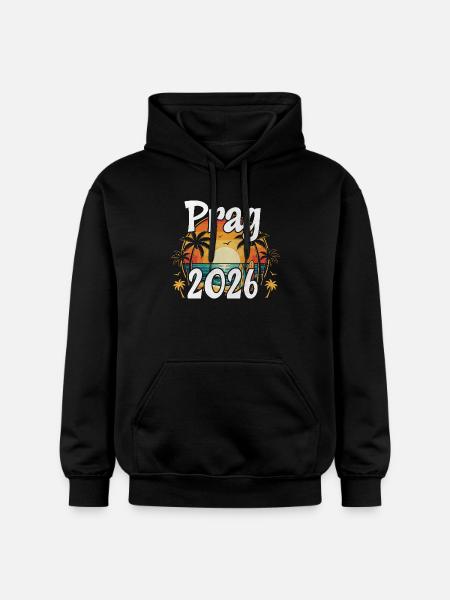 Prag 2026 - Gildan Unisex Softstyle® Midweight Hoodie - Schwarz
