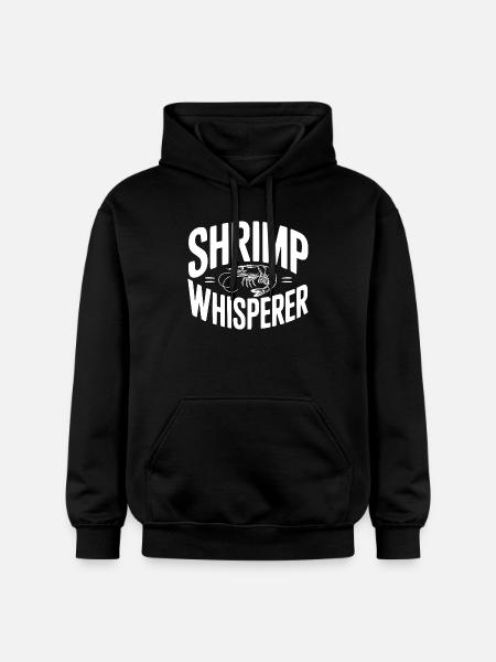 Shrimp Whisperer - Gildan Unisex Softstyle® Midweight Hoodie - black