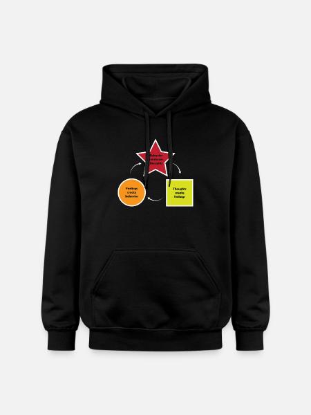 Behavioral Therapy, Behavior Therapy - Gildan Unisex Softstyle® Midweight Hoodie - black