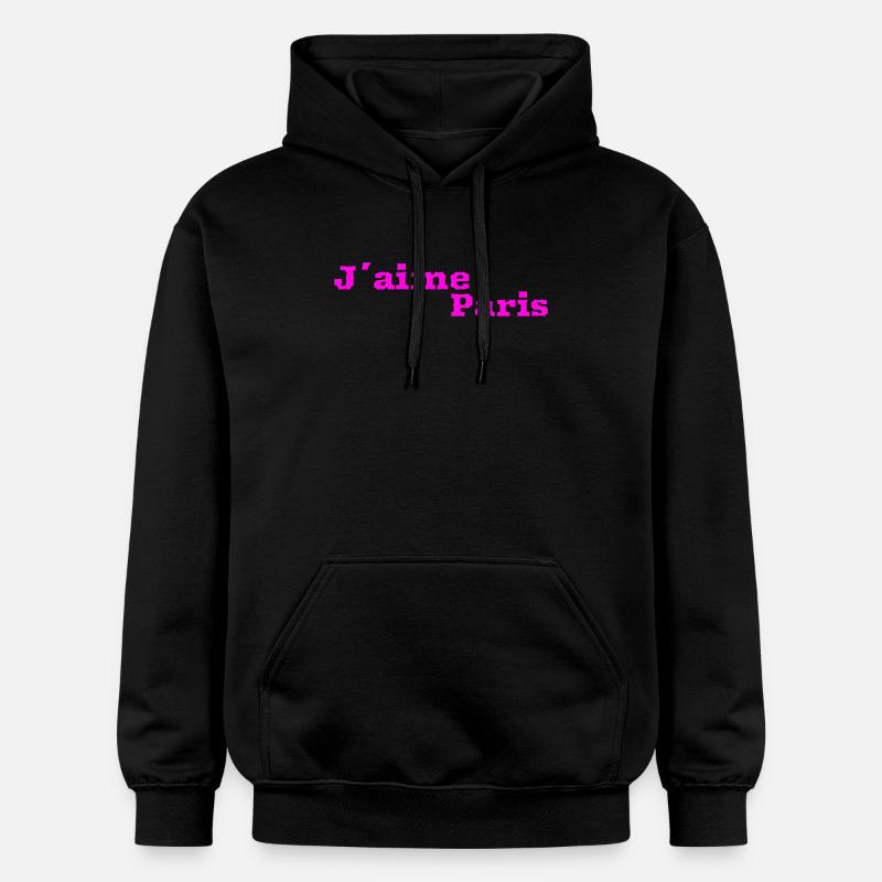 J ́aime Paris - Sweat à capuche Softstyle® Gildan Unisexe - noir