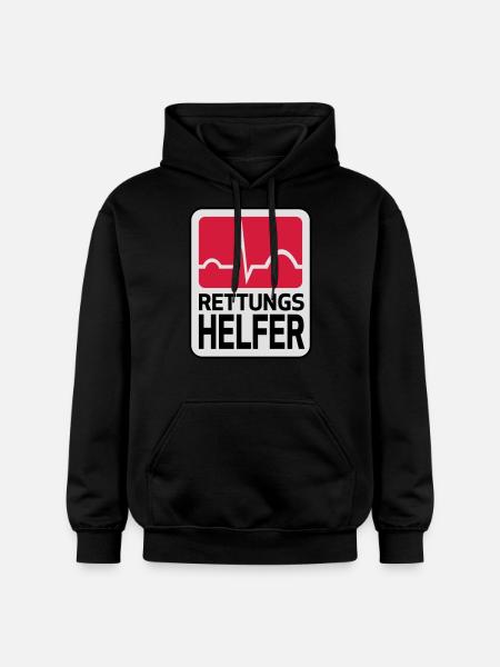 Rettungshelfer - Gildan Unisex Softstyle® Midweight Hoodie - Schwarz
