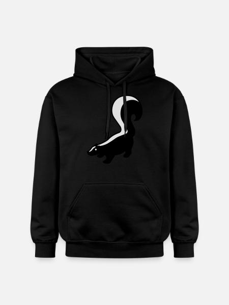 Skunk - Gildan Unisex Softstyle® Midweight Hoodie - black