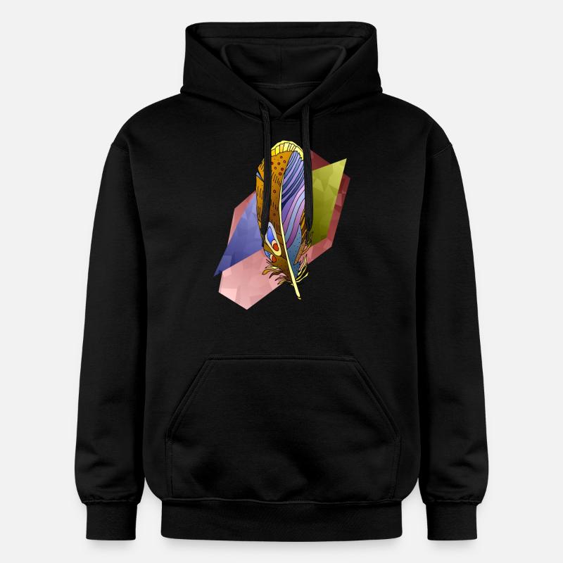 Plume - Sweat à capuche Softstyle® Gildan Unisexe - noir