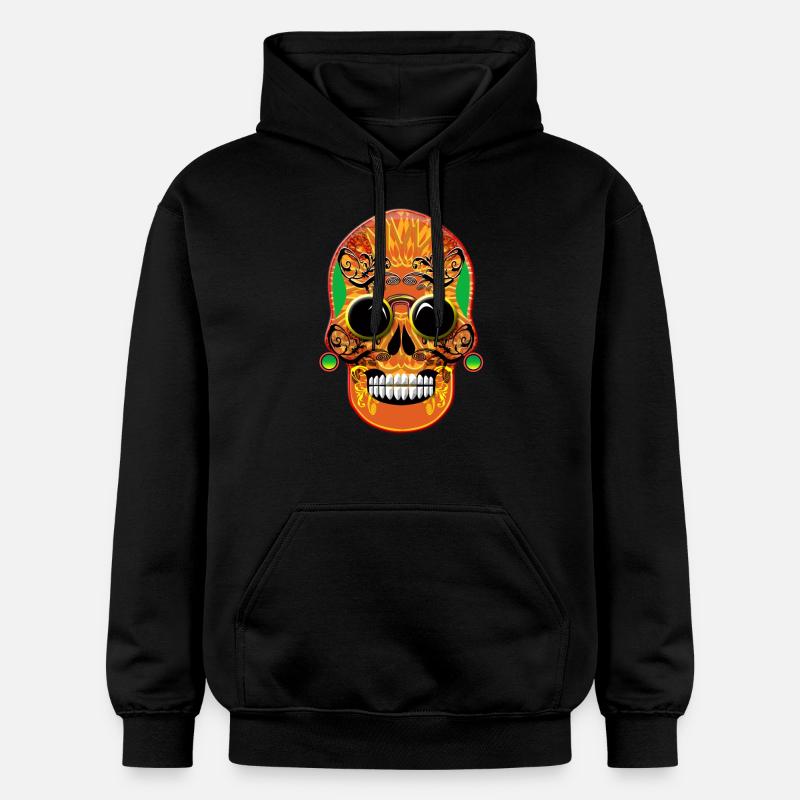 Crâne 5 - Sweat à capuche Softstyle® Gildan Unisexe - noir