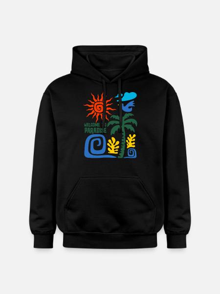 Vacances et plage - Sweat à capuche Softstyle® Gildan Unisexe - noir