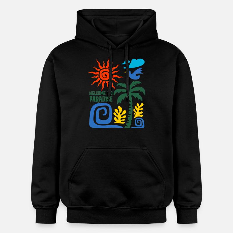 Vacances et plage - Sweat à capuche Softstyle® Gildan Unisexe - noir