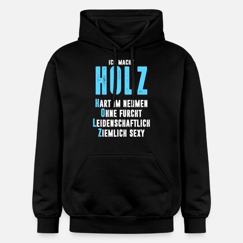 BOIS - Sweat à capuche Softstyle® Gildan Unisexe - noir