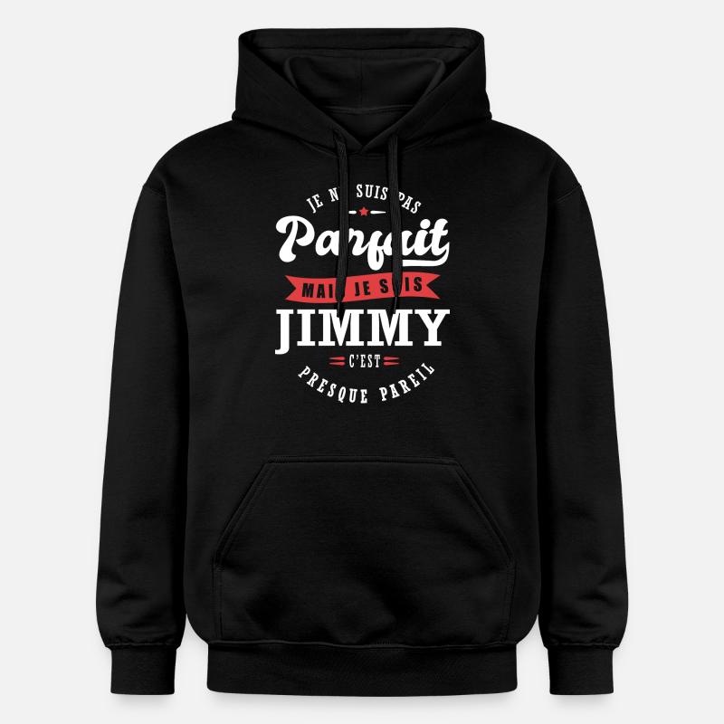 Jimmy Parfait Cadeau prenom jimmy - Sweat à capuche Softstyle® Gildan Unisexe - noir