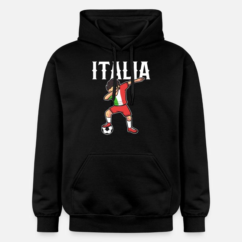 Italia - Sweat à capuche Softstyle® Gildan Unisexe - noir