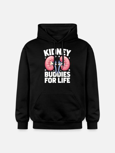 Nierenspender Niere Organspender - Gildan Unisex Softstyle® Midweight Hoodie - Schwarz