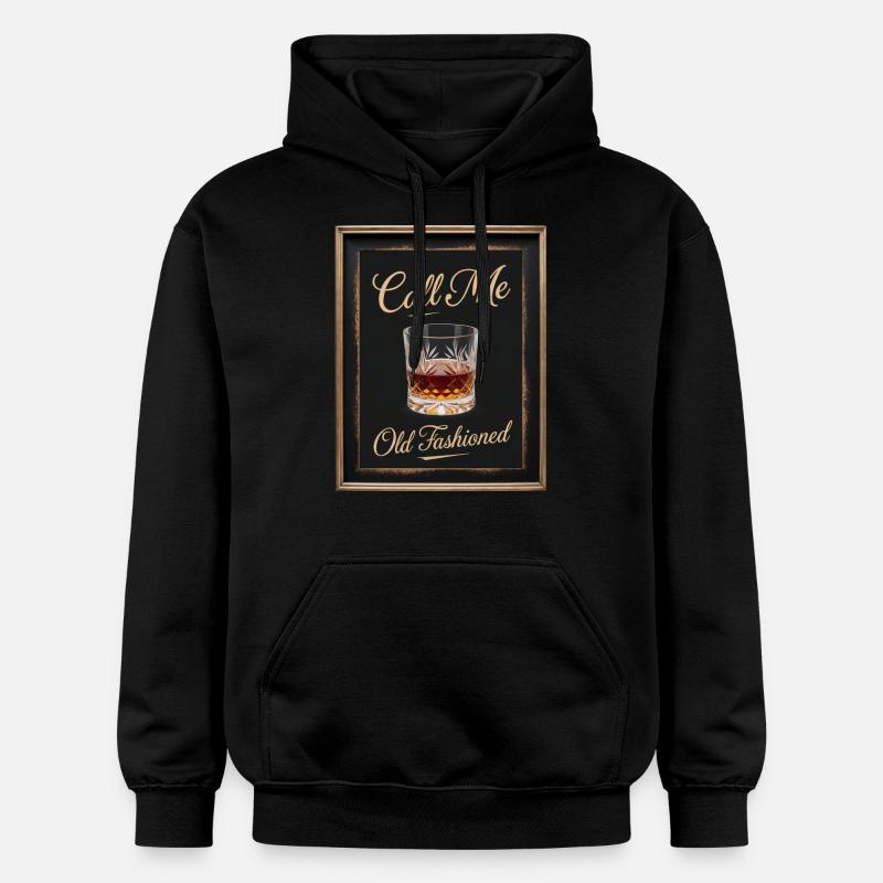 Appelez-moi Whisky à l’ancienne drôle - Sweat à capuche Softstyle® Gildan Unisexe - noir