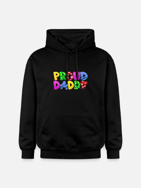 Baby Parents Child Gift Sayings Birth Mom Dad - Gildan Unisex Softstyle® Midweight Hoodie - black