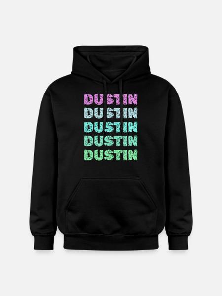 Dustin Dustin - Gildan Unisex Softstyle® Midweight Hoodie - black