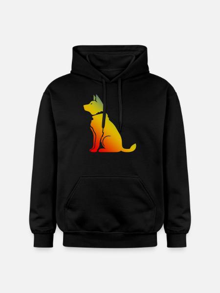 Shiba Inu Dog - Gildan Unisex Softstyle® Midweight Hoodie - black