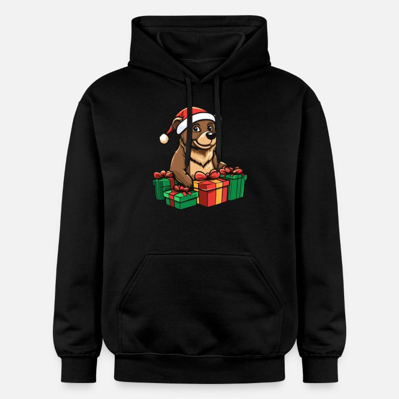 Ours Cadeaux de Noël - Sweat à capuche Softstyle® Gildan Unisexe - noir