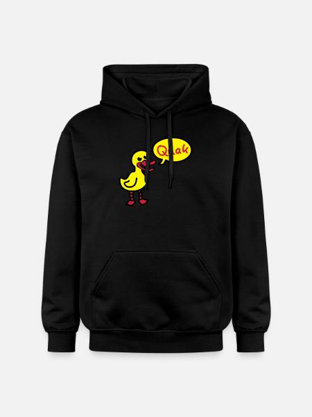 Quack - Duck 3 - Gildan Unisex Softstyle® Midweight Hoodie - black