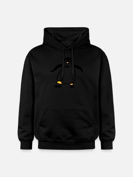 Pinguin - Gildan Unisex Softstyle® Midweight Hoodie - Schwarz