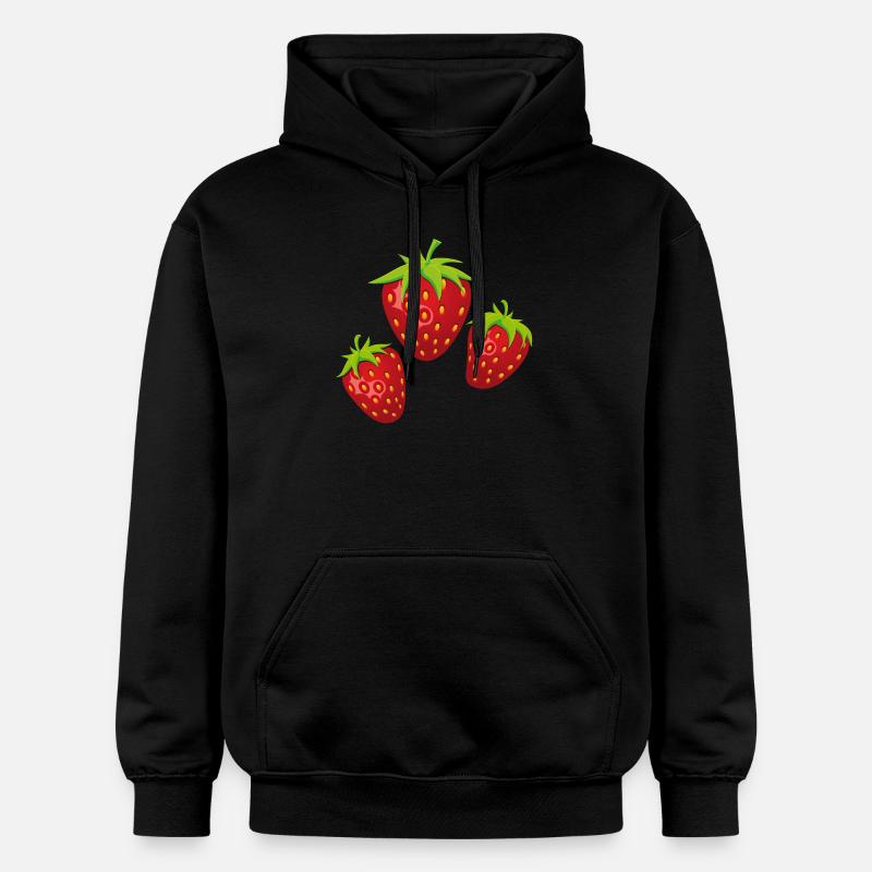 3fraises - Sweat à capuche Softstyle® Gildan Unisexe - noir