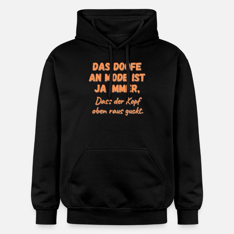 Le mode Doofe An - Sweat à capuche Softstyle® Gildan Unisexe - noir