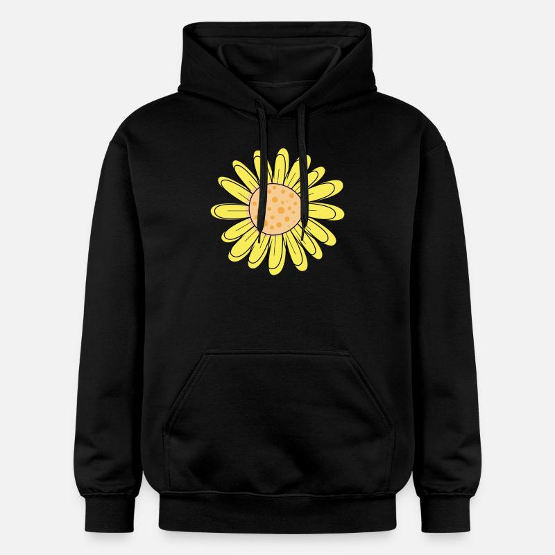 tournesol - Sweat à capuche Softstyle® Gildan Unisexe - noir