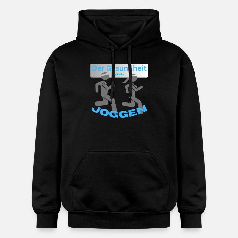 Faire du jogging - Sweat à capuche Softstyle® Gildan Unisexe - noir