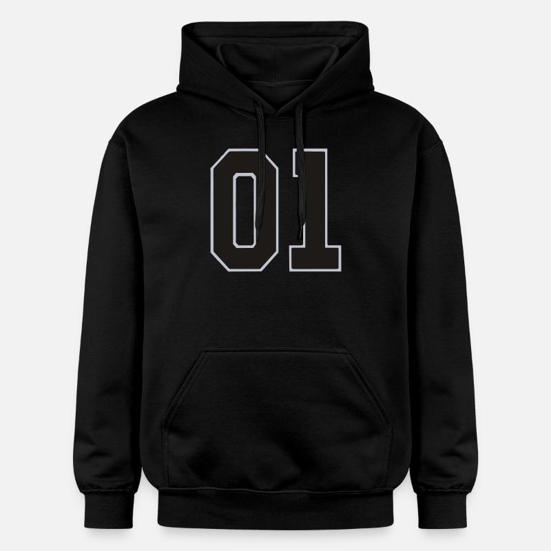01 - Sweat à capuche Softstyle® Gildan Unisexe - noir