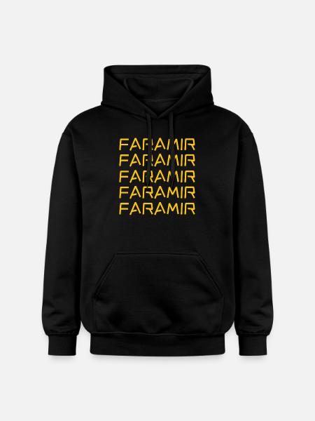 First name Faramir - Gildan Unisex Softstyle® Midweight Hoodie - black