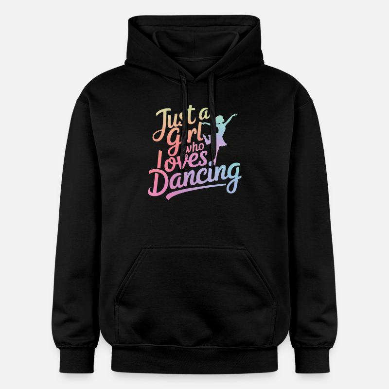Dansant Danseurs Dansant - Sweat à capuche Softstyle® Gildan Unisexe - noir
