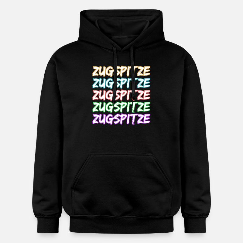 Escalade de la Zugspitze - Sweat à capuche Softstyle® Gildan Unisexe - noir
