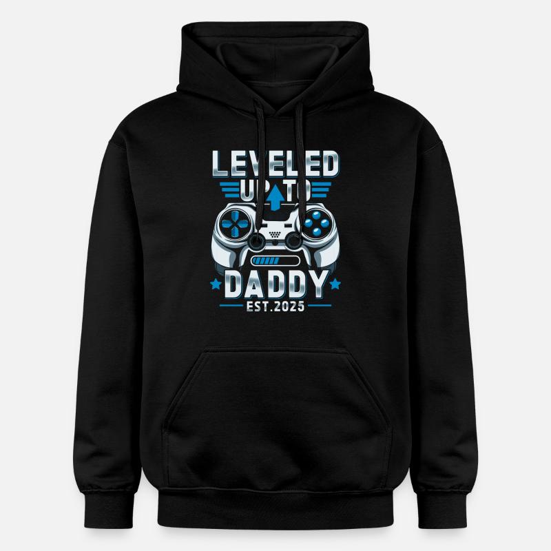 Promu papa en 2025 - Sweat à capuche Softstyle® Gildan Unisexe - noir