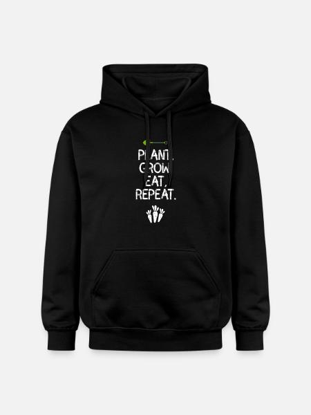 haven gartner landmand økologisk bio vegan landmand - Gildan Softstyle® Midweight unisex-hoodie - sort