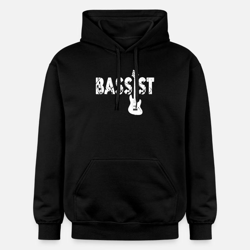 Cadeau de guitare guitariste basse - Sweat à capuche Softstyle® Gildan Unisexe - noir