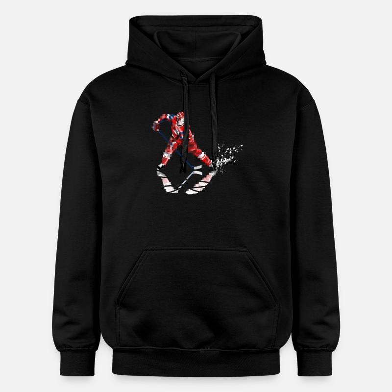 hockey - Sweat à capuche Softstyle® Gildan Unisexe - noir
