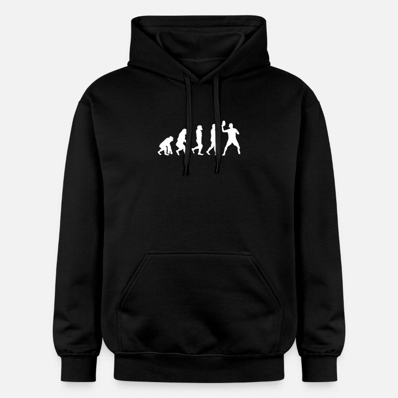 Discgolf Evolution - Gildan Unisex Softstyle® Midweight Hoodie - Schwarz
