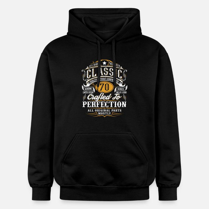 70e anniversaire - Sweat à capuche Softstyle® Gildan Unisexe - noir