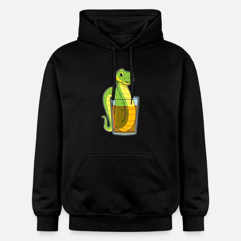 Serpent au jus - Sweat à capuche Softstyle® Gildan Unisexe - noir